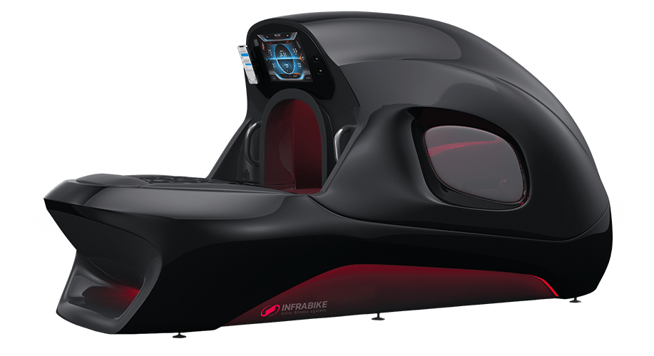 Infrabike de fitness moderne avec technologie infrarouge pour une perte de poids rapide et efficace.